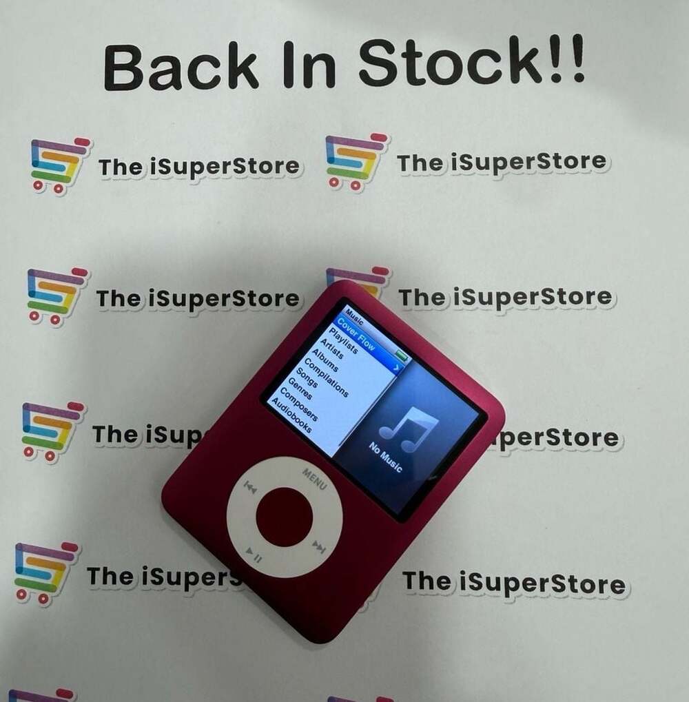 Refurbished Apple iPod Nano 3rd Generation 8GB Red Bundle 1 YR CPS warranty - Picture 3 of 7